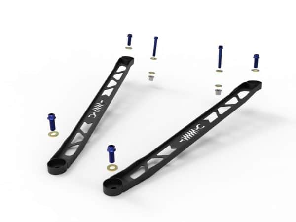 aFe CONTROL 304 Stainless Steel Front Suspension Strut Brace Black - Toyota GR Supra (A90) 20-21 - Image 2