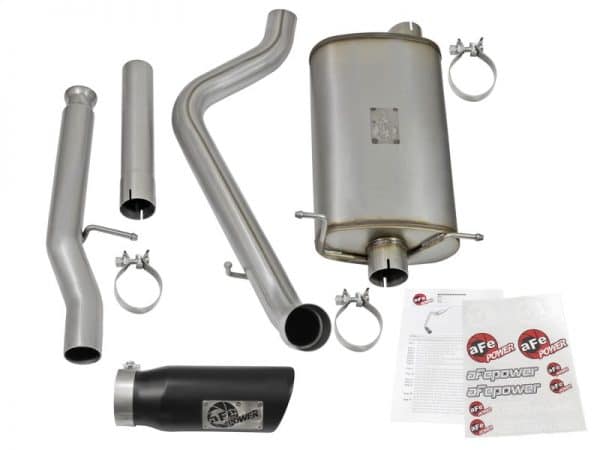 aFe MACHForce XP Exhausts Cat-Back Black Tip 09-17 GM Silverado 1500 4.3/5.3L RegCab SB/LB - Image 7