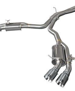 aFe 18-20 Audi RS5 Coupe MACH Force-Xp 3in to 2.5in 304 SS Axle-Back Exhaust System-Quad Polish Tips