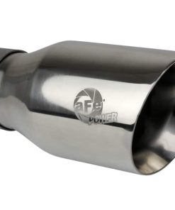 Alternative view of aFe 20-21 Jeep Wrangler Large Bore-HD 3in 304 Stainless Steel DPF-Back Exhaust System - Polished Tip