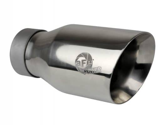 Alternative view of aFe 20-21 Jeep Wrangler Large Bore-HD 3in 304 Stainless Steel DPF-Back Exhaust System - Polished Tip