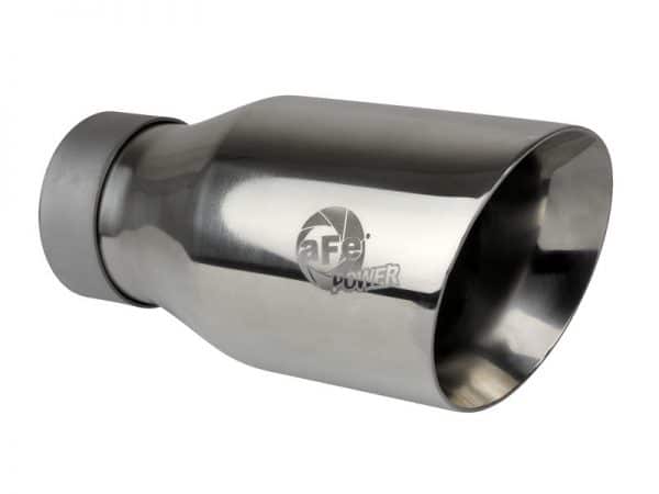 aFe 20-21 Jeep Wrangler Large Bore-HD 3in 304 Stainless Steel DPF-Back Exhaust System - Polished Tip - Image 2