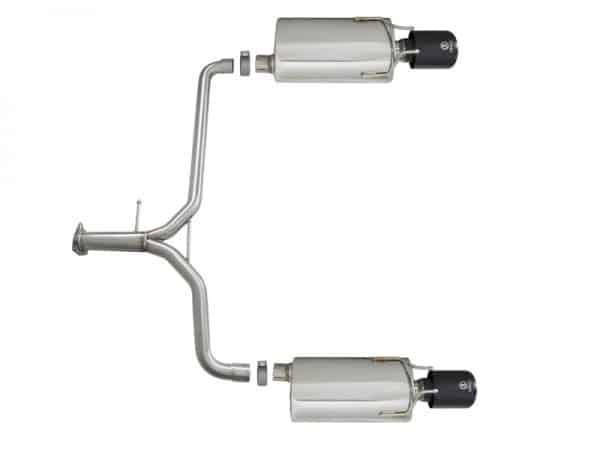 aFe Takeda 2.25-1.75in 304 SS Axle-Back Exhaust w/ Black Tips 13-17 Honda Accord Sport Sedan I4-2.4L - Image 3