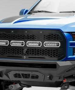 aFe 17-20 Ford Raptor w/ FFC Scorpion Grill w/ LEDs