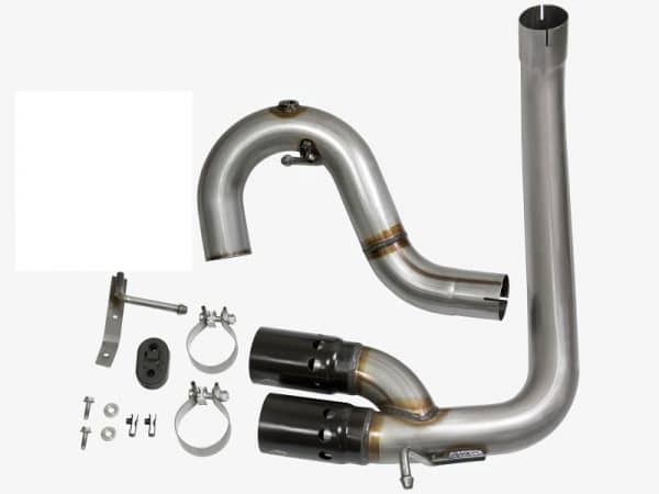 aFe Rebel Series DPF-Back 3in Side Exit SS Exhaust w/ IC Black Tip 2016 GM Colorado/Canyon 2.8L (td) - Image 7
