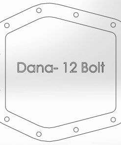 Alternative view of aFe Power Rear Differential Cover (Machined Black) 15-17 GM Colorado/Canyon 12 Bolt Axles