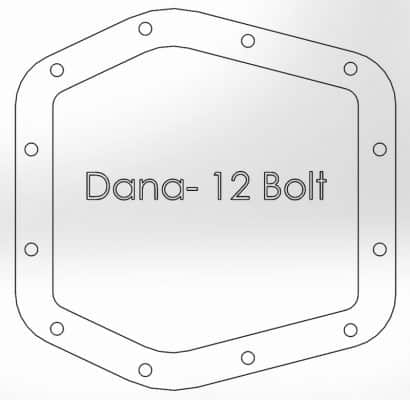 Alternative view of aFe Power Rear Differential Cover (Machined Black) 15-17 GM Colorado/Canyon 12 Bolt Axles