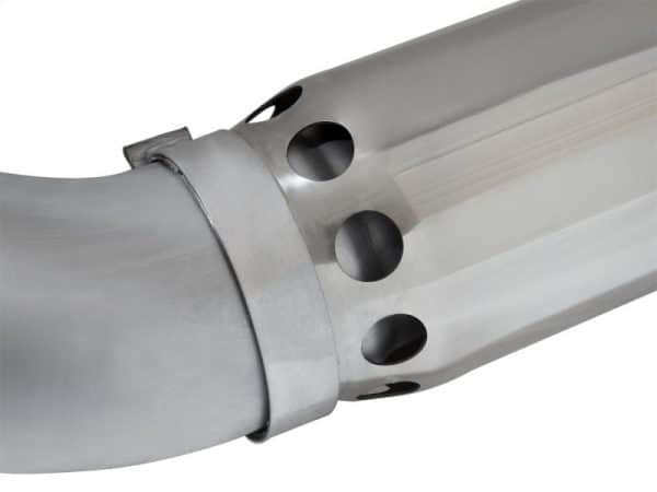 aFe Atlas Exhaust 5in DPF-Back Exhaust Aluminized Steel 2016 Nissan Titan XD V8-5.0L w/ Polished Tip - Image 4