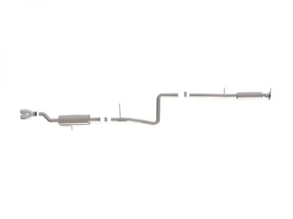 aFe Takeda Series 2 1/2in 304 SS Cat-Back 14-19 Ford Fiesta L4-1.6L w/Polished Tip - Image 4