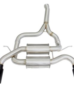 Alternative view of aFe MACHForce XP SS-304 Black Tip 2.5in Dia Axle Back Exhaust 12-15 BMW 335i (F30) 3.0L (t)
