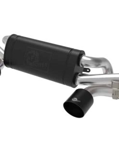 aFe MACHForce XP 2.25in-2.5in 304SS Exhaust Cat-Back Porsche 20-22 Cayman GT4(718) 4.0L - Black Tips