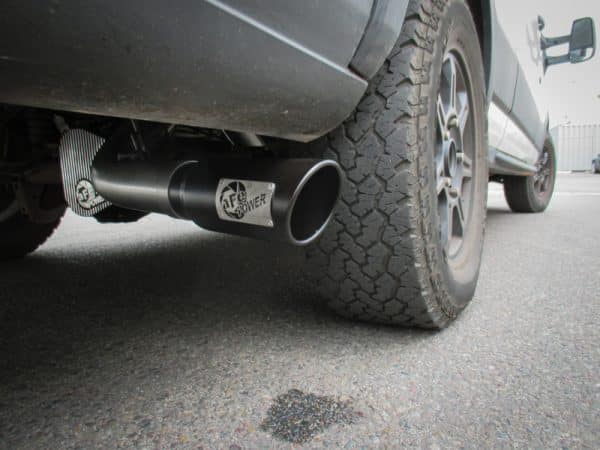 aFe Vulcan Series 3.5in 409 SS Cat-Back Exhaust 13-19 Ford Transit V6 3.5L (TT) w/ Black Tips - Image 4
