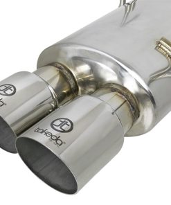 Alternative view of aFe Takeda 3in SS Exhaust Cat-Back 15-16 Subaru WRX/STI 2.0L/2.5L Polished Tips