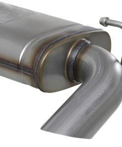 Alternative view of aFe MACHForce XP 18-20 Jeep Wrangler (JL) L4-2.0L (t) 3in 409 SS Cat-Back Hi-Tuck Exhaust