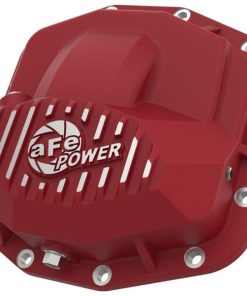 aFe Power Pro Series Front Differential Cover Red w/Machined Fins 18-19 Jeep JL (Dana M210)