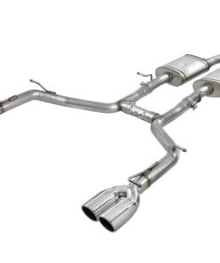 aFe MACH Force-Xp 2-1/2in 304 SS Cat-Back Exhaust 15-19 Dodge Challenger V6-3.6L - Polished Tip
