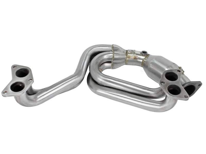 aFe 12-17 Toyota 86 / FRS / BRZ Twisted Steel 304 Stainless Steel Long Tube Header w/ Cat - Image 2