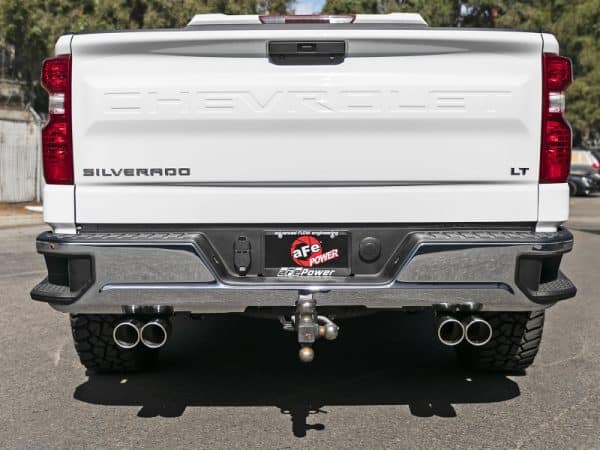 aFe Vulcan Series 3in-2-1/2in 304 SS Cat-Back 2019 GM Silverado 1500 V8-5.3L w/ Polished Tips - Image 7