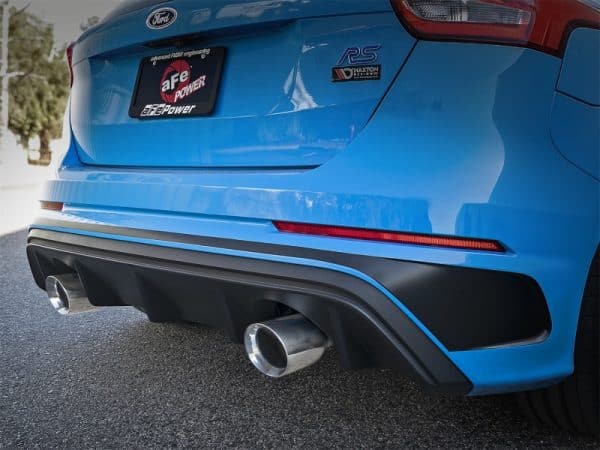 aFe Takeda 3in 304 SS Axle-Back Exhaust System w/ Polished Tip 16-18 Ford Focus RS 2.3L (t) - Image 3