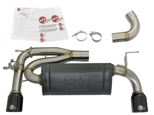 aFe MACHForce XP 16-17 BMW 340i/iX 440i/iX L6-3.0L (t) SS Axle-Back Exhaust w/Black Tip - Image 6