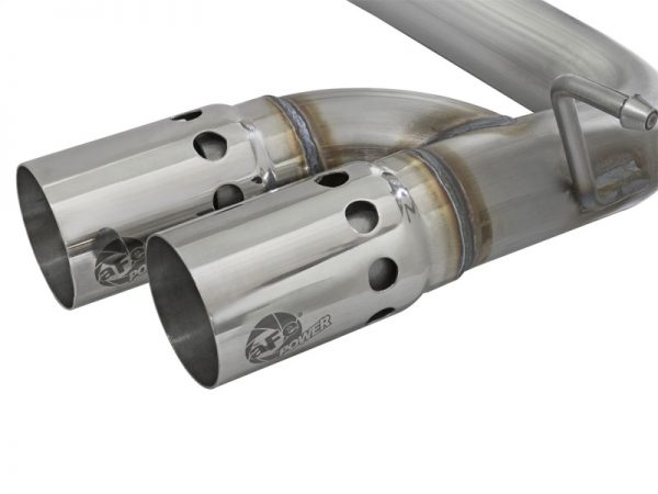 aFe Rebel Series DPF-Back 3in Side Exit SS Exhaust w/ IC Polished Tips 2016 GM Colorado/Canyon 2.8L - Image 3
