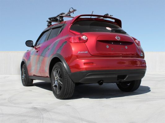 Alternative view of aFe Takeda Exhaust Cat-Back 304 Stainless Steel 11-14 Nissan Juke L4 1.6L (t) Black Tip