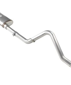 aFe MACHForce XP Exhaust Cat-Back 3in SS-409 Hi-Tuck inRBin 12-14 Jeep Wrangler Unlimited V6 4Dr