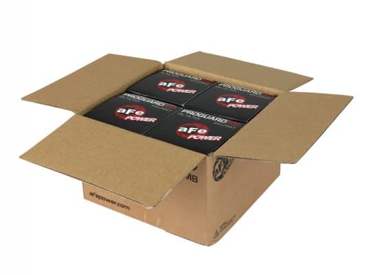 Alternative view of aFe ProGuard HD Oil Filter; 19-20 GM Silverado 1500; L4 2.7L - 4 Pack