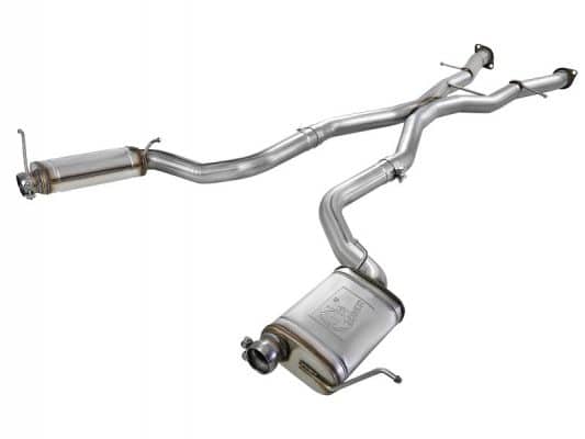 Alternative view of aFe MACHForce XP 12-17 Jeep Grand Cherokee WK2 SRT8 V8-6.4L 304SS Cat-Back Exhaust w/o Resonator