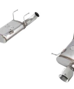 aFe MACHForce XP Exhaust 11-14 Ford Mustang GT V8-5.0L 3in. SS Axle-Back w/Polished Tips