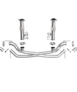 Alternative view of AFe MACH Force-Xp 304 Stainless Steel Cat-Back Exhaust Carbon 2020 Chevrolet Corvette C8