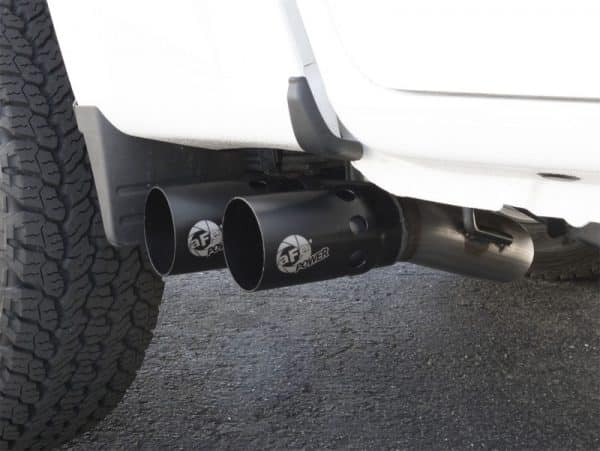 aFe Rebel Series DPF-Back 3in Side Exit SS Exhaust w/ IC Black Tip 2016 GM Colorado/Canyon 2.8L (td) - Image 2