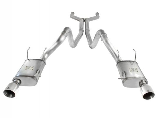 aFe MACHForce XP Cat-Back Exhaust 3in SS w/ Polished Tips 11-14 Ford Mustang GT V8 5.0L