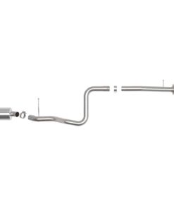 Alternative view of aFe Takeda Series 2 1/2in 304 SS Cat-Back 14-19 Ford Fiesta L4-1.6L (t) w/Polished Tip