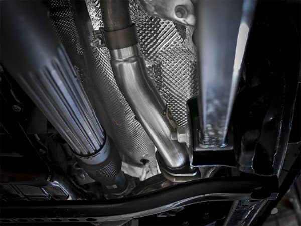 aFe Twisted Steel 2in Stainless Steel Loop Delete Down-Pipe 2018+ Jeep Wrangler (JL) V6 3.6L - Image 2