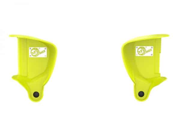 aFe Magnum FORCE Dynamic Air Scoop 15-18 BMW M3/15-20 M4 - Yellow - Image 2