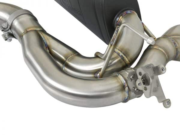 aFe MACH Force-Xp 2-1/2in SS Axle Back Exhaust w/Polished Tips 15+ BMW M3/M4 (F80/F82) L6 3.0L (tt) - Image 4