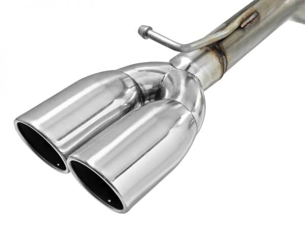 aFe MACH Force-Xp 2-1/2in 304 SS Cat-Back Exhaust 15-19 Dodge Challenger V6-3.6L - Polished Tip - Image 2