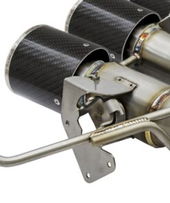 Alternative view of aFe MACHForce XP 3in -2 1/2in Axle Back SS Exhaust w/Carbon Fiber Tips 14-17 Chevy Corvette V8 6.2L