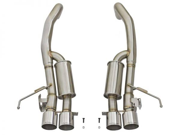 aFe MACHForce XP 3in-2 1/2in Axle Back 304SS Exhaust w/ Polished Tips 15-17 Chevy Corvette Z06 - Image 10