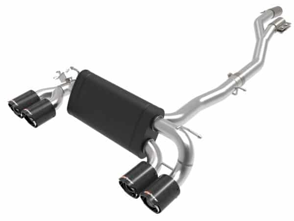 aFe MACHForce XP Exhausts Cat-Back SS 19-21 BMW M2 Competition L6-3.0L w/Carbon Fiber Tips - Image 3