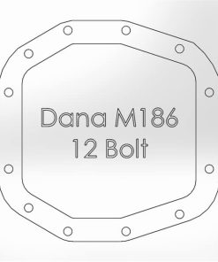 Alternative view of aFe Pro Series Front Differential Cover Red 2018+ Jeep Wrangler (JL) V6 3.6L (Dana M186)