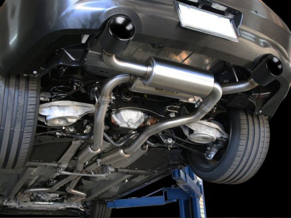 aFe Takeda 2-1/2 in 304 SS Cat-Back Exhaust System Infiniti G37 08-13/Q60 14-15 V6-3.7 w/ Black Tips - Image 5