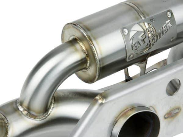 aFe Power MACHForce XP 304 Stainless Secondary Muffler Delete Pipe 14-19 Porsche 911 GT3 3.8L/4.0L - Image 6