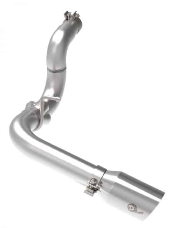 aFe 20-21 Jeep Wrangler Large Bore-HD 3in 304 Stainless Steel DPF-Back Exhaust System - Polished Tip - Image 7