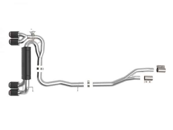 aFe MACHForce XP Exhausts Cat-Back SS 19-21 BMW M2 Competition L6-3.0L w/Carbon Fiber Tips - Image 4