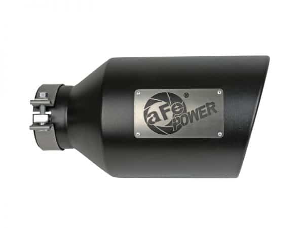 aFe Power MACH Force-Xp 409 Stainless Steel Clamp-on Exhaust Tip Black - Image 2