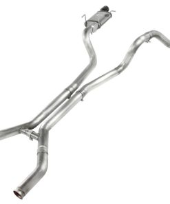 Alternative view of aFe MACHForce XP Cat-Back Exhaust 3in SS w/ Black Tips 11-14 Ford Mustang GT V8 5.0L