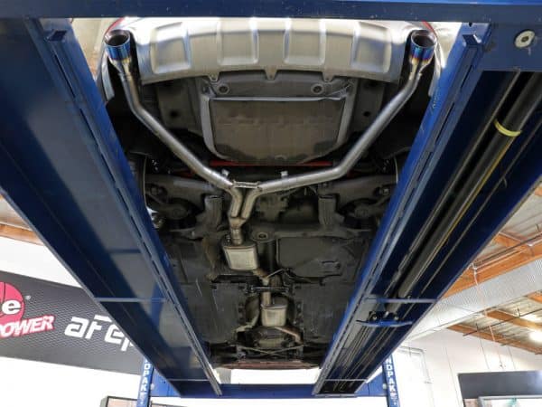 afe MACH Force-Xp 13-16 Audi Allroad L4 SS Cat-Back Exhaust w/ Carbon Tips - Image 5