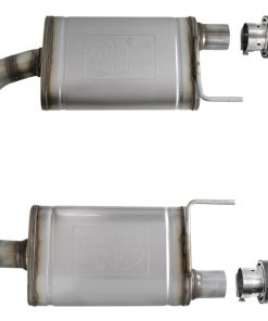 Alternative view of aFe MACH Force Xp SS Axle Back Exhaust System w/ Carbon Fiber Tips 15-17 Ford Mustang GT V8-5.0L